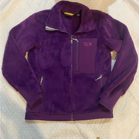 Mountain Hardwear Jackets & Blazers - Vintage Mountain Hardwear Fleece Full Zip Up Jacket Women’s Medium Purple Winter
